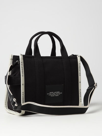 the tote bag in canvas with embroidered logo