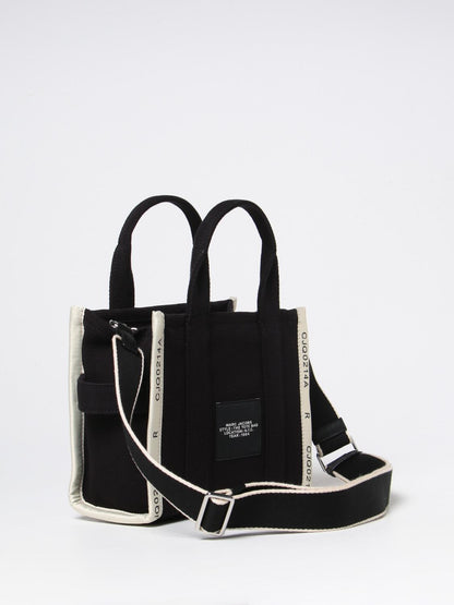 the tote bag in canvas with embroidered logo