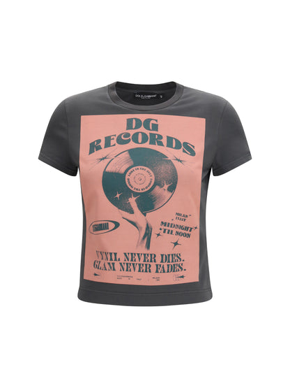 DOLCE &amp; GABBANA 42 printed jersey t-shirt