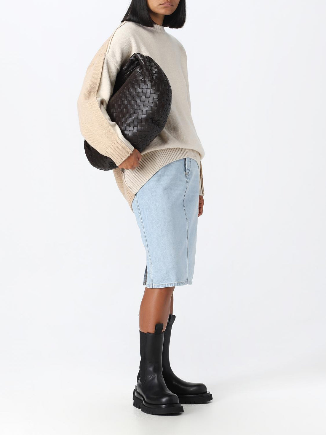 jodie bag in woven leather