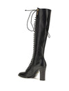 lace-up knee-high boots