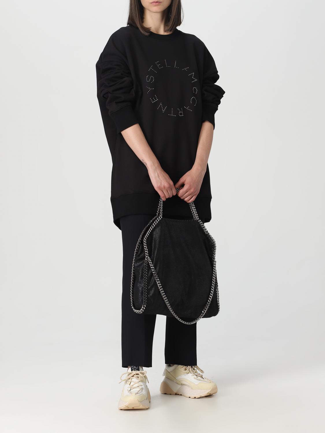 STELLA MCCARTNEY OS falabella bag in cracklè synthetic leather