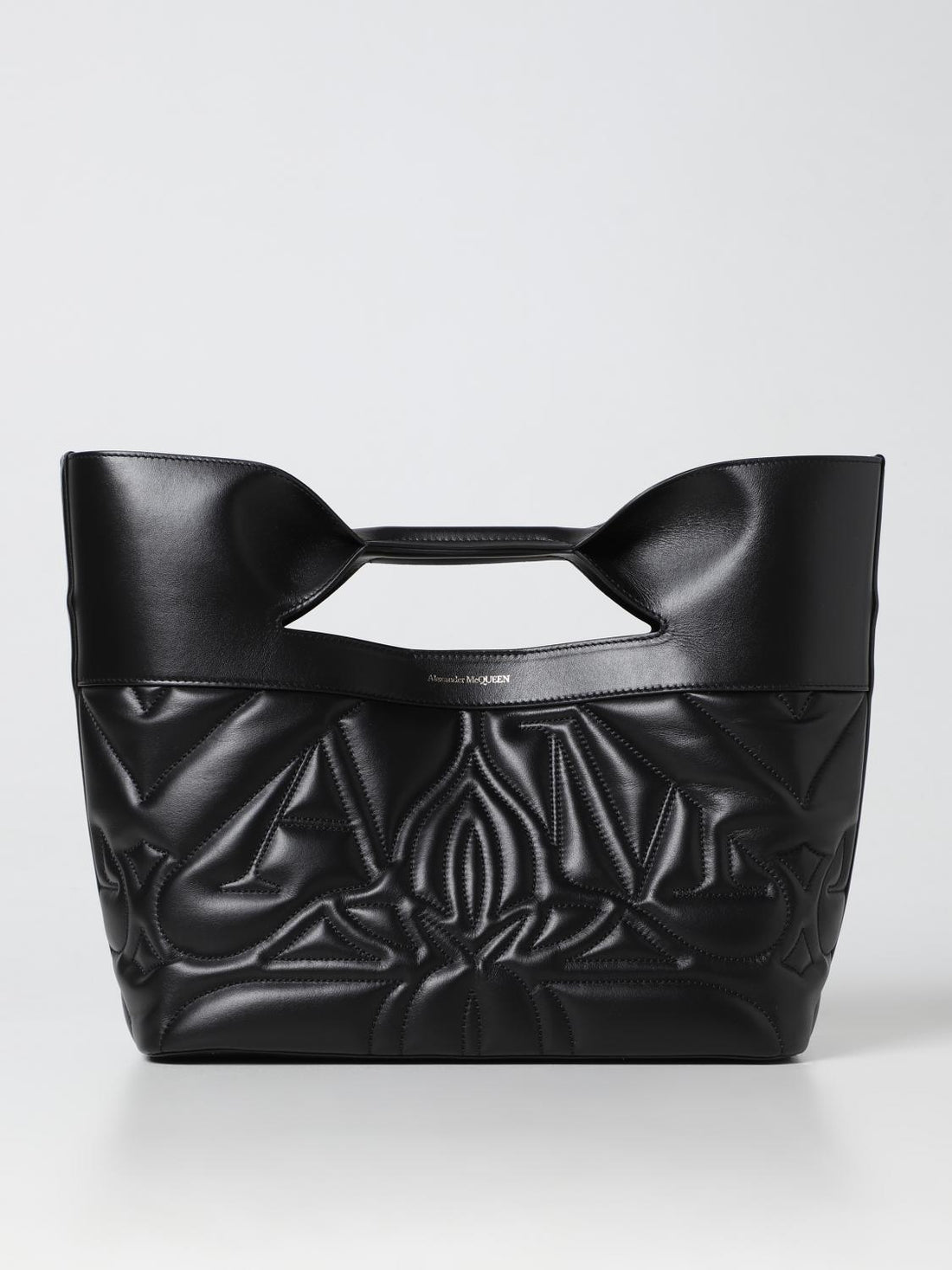 MCQUEEN OS the bow bag in quilted leather