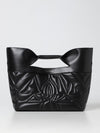 the bow bag in quilted leather