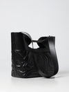 the bow bag in quilted leather