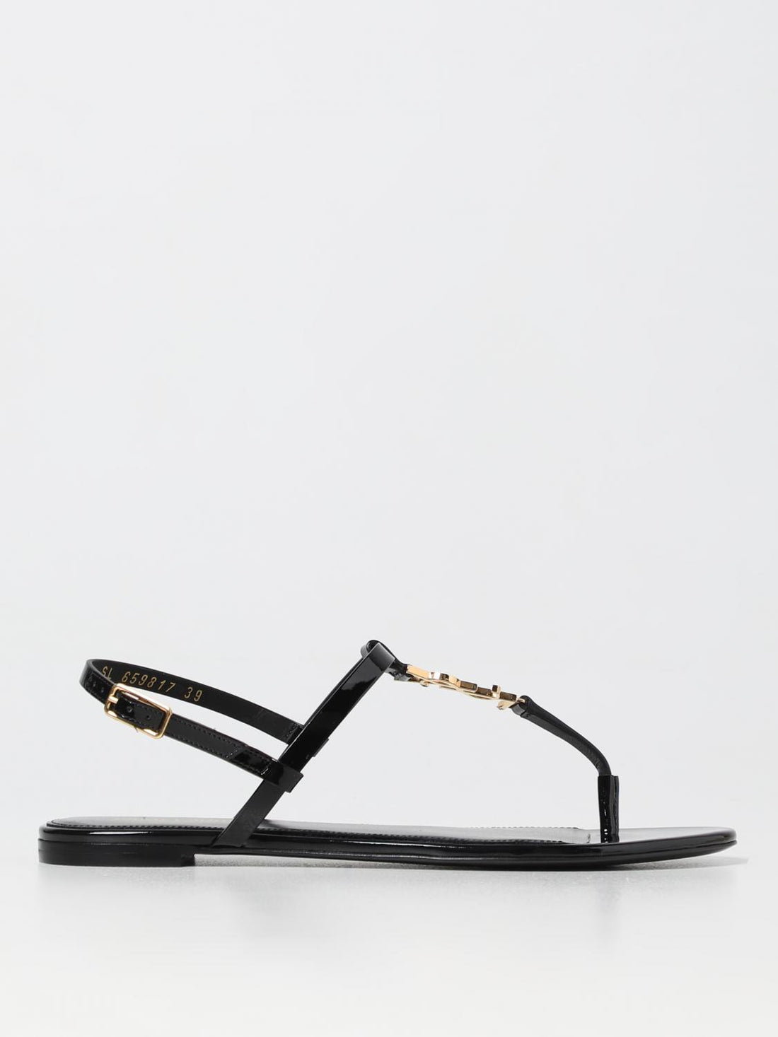 saint-laurent-cassandra-patent-leather-sandals-659817b8ikk-black