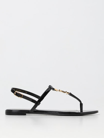 saint-laurent-cassandra-patent-leather-sandals-659817b8ikk-black