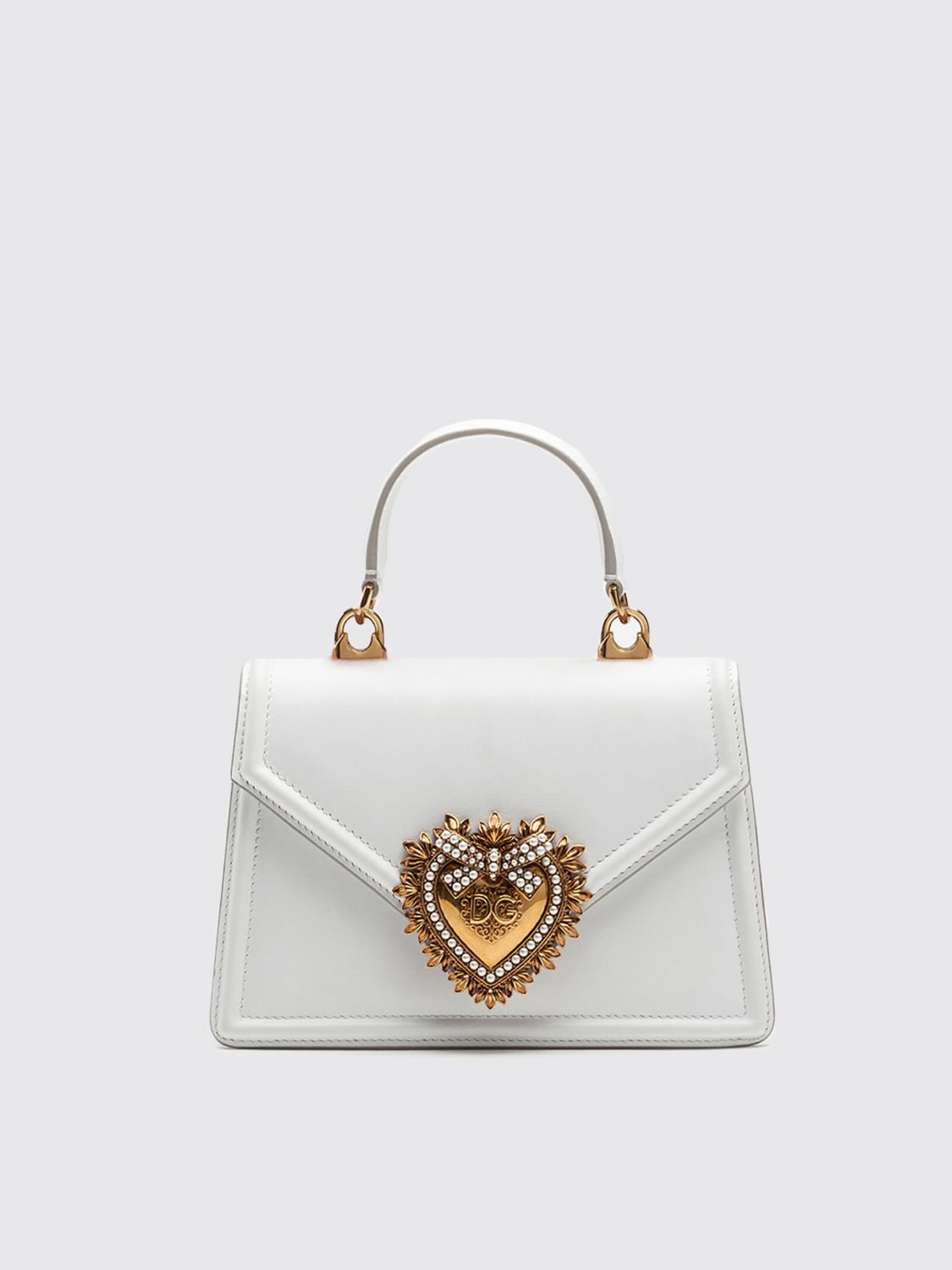 DOLCE &amp; GABBANA OS devotion bag in leather
