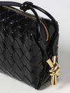 loop woven leather bag