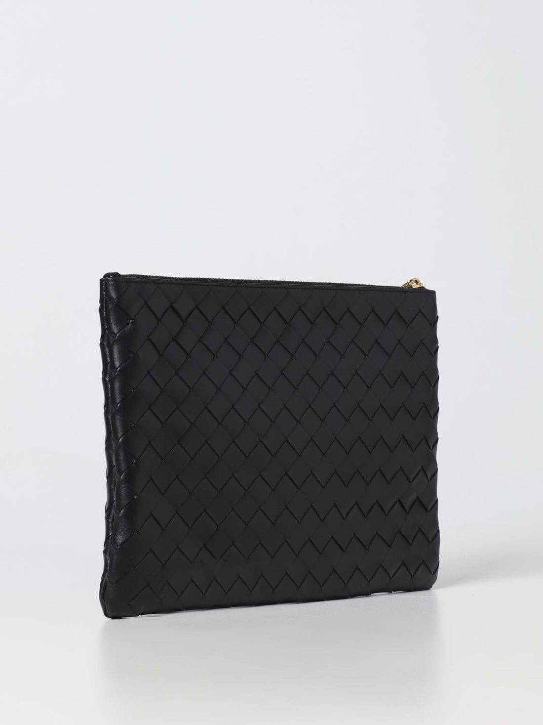 clutch in woven nappa