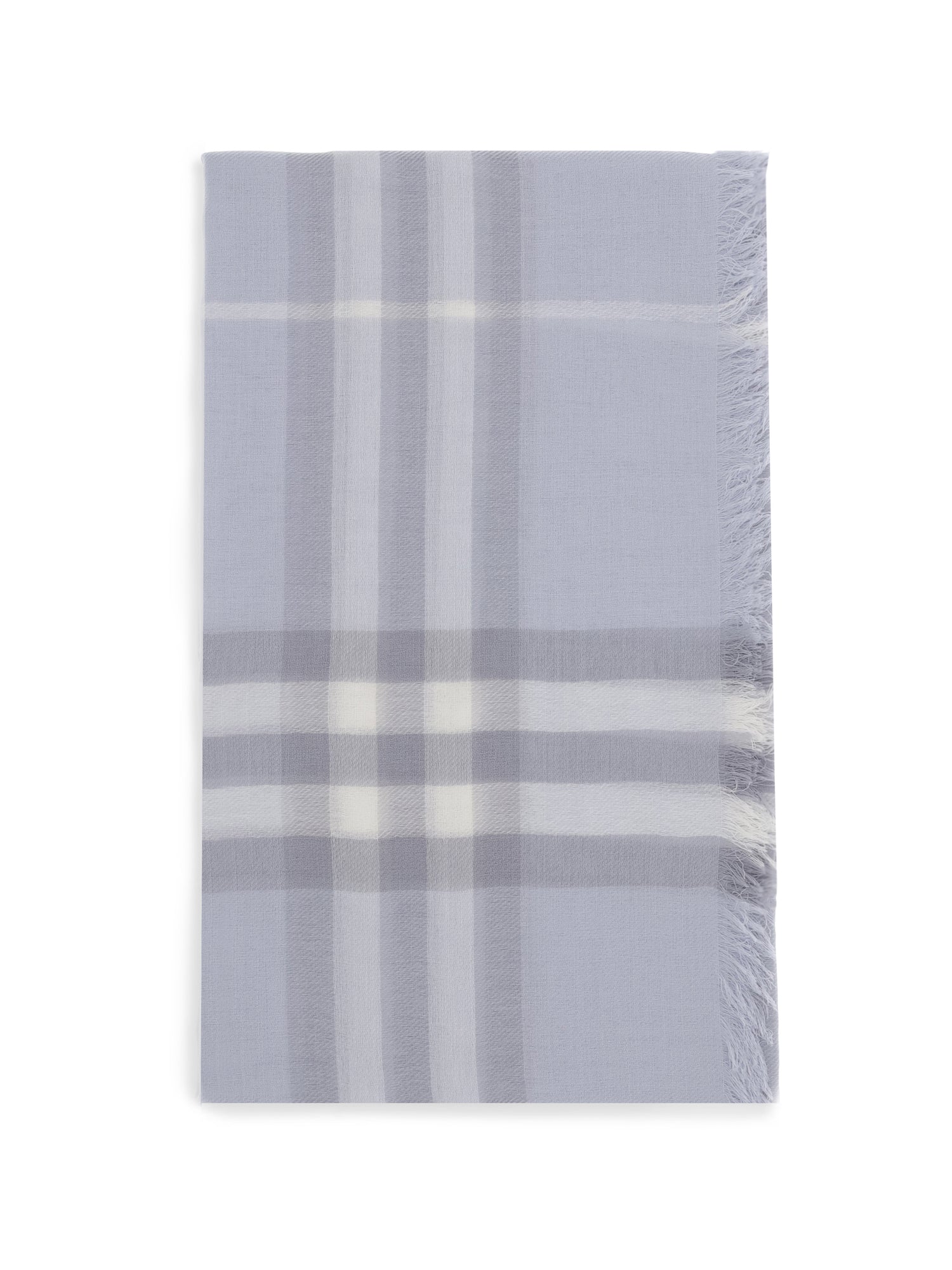 BURBERRY OS wool check wide scarf