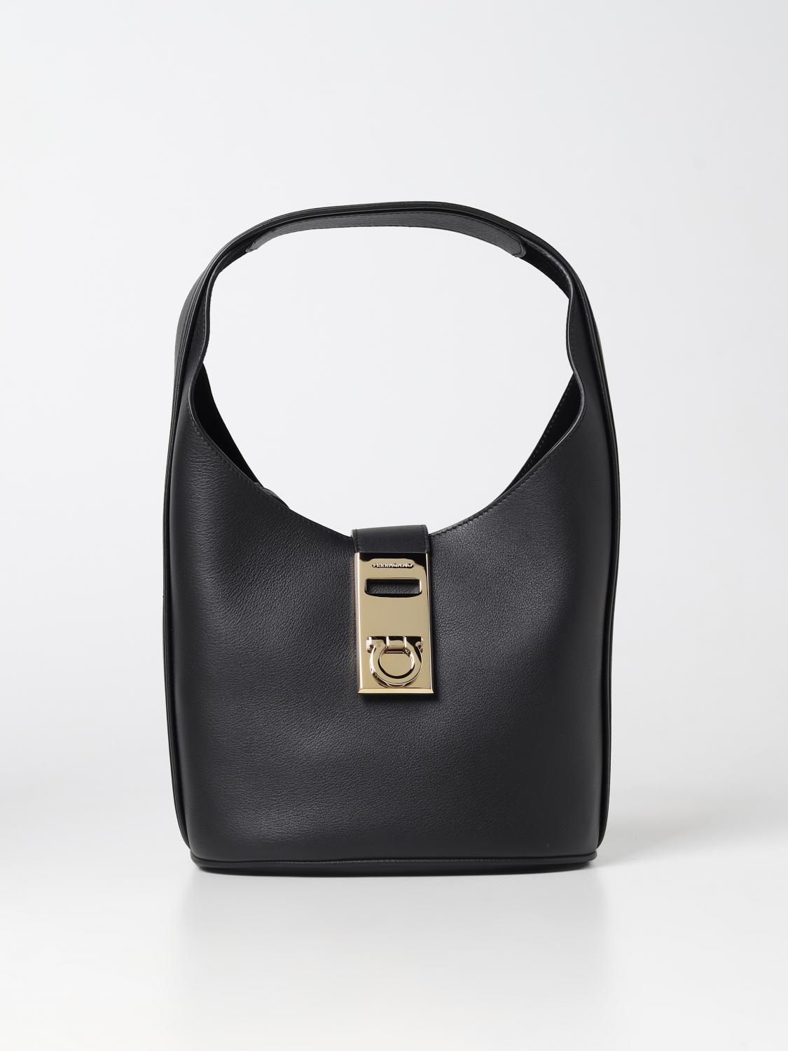 FERRAGAMO OS bag in micro grained leather
