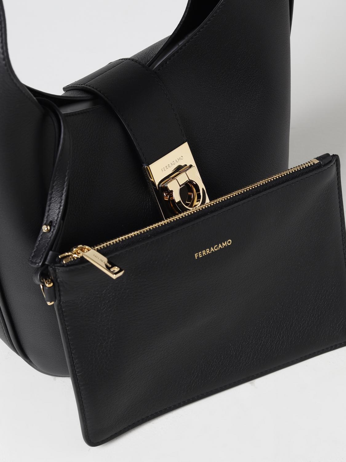 FERRAGAMO OS bag in micro grained leather