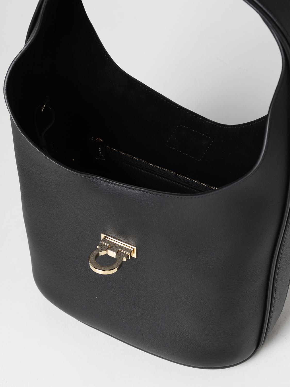 FERRAGAMO OS bag in micro grained leather