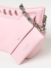 the peak leather bag with shoulder strap