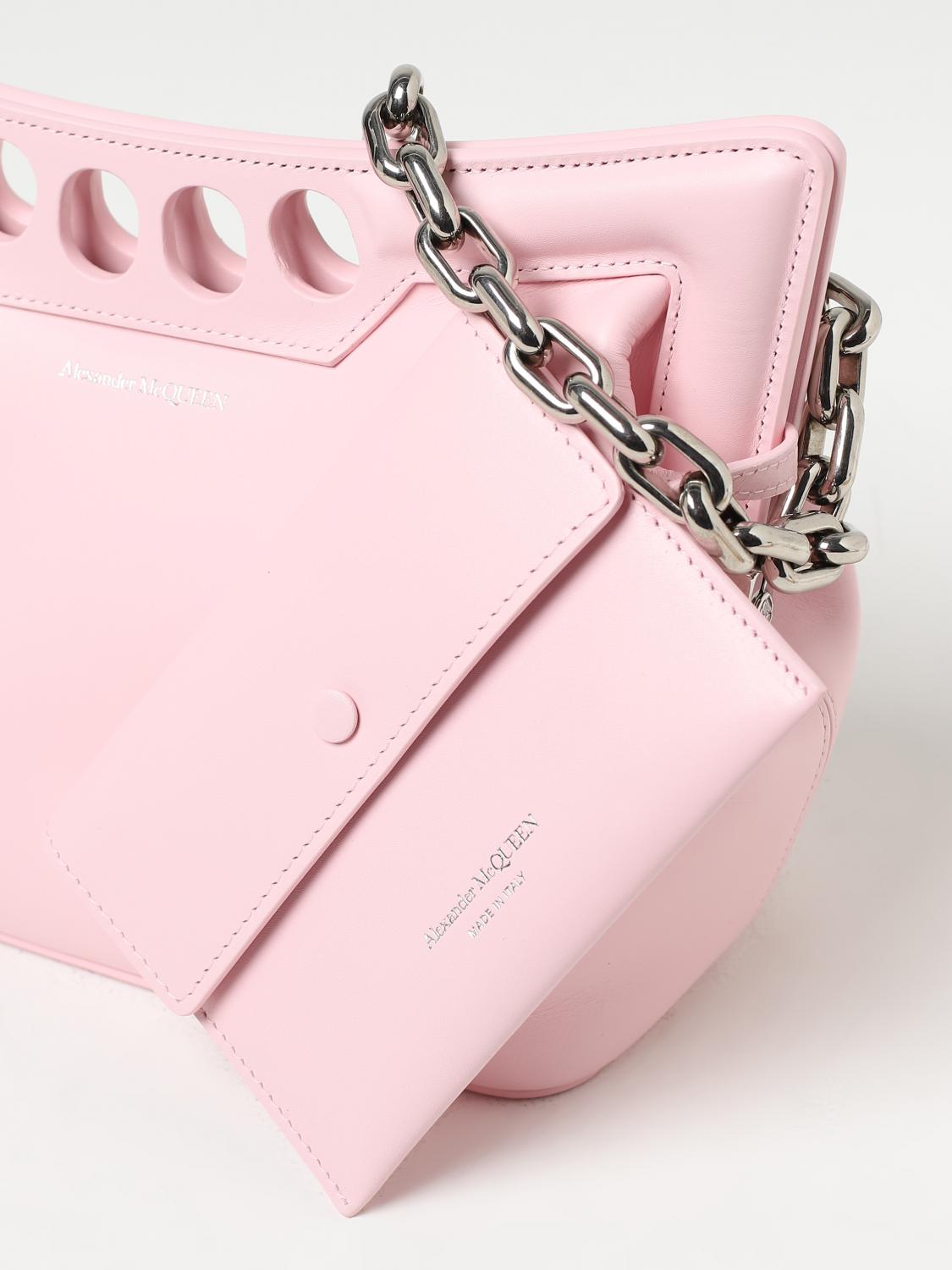 the peak leather bag with shoulder strap