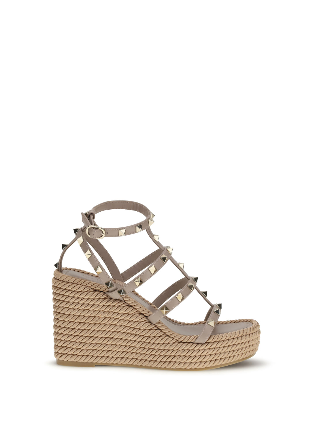 VALENTINO GARAVANI 37 rockstud torchon 95 wedges
