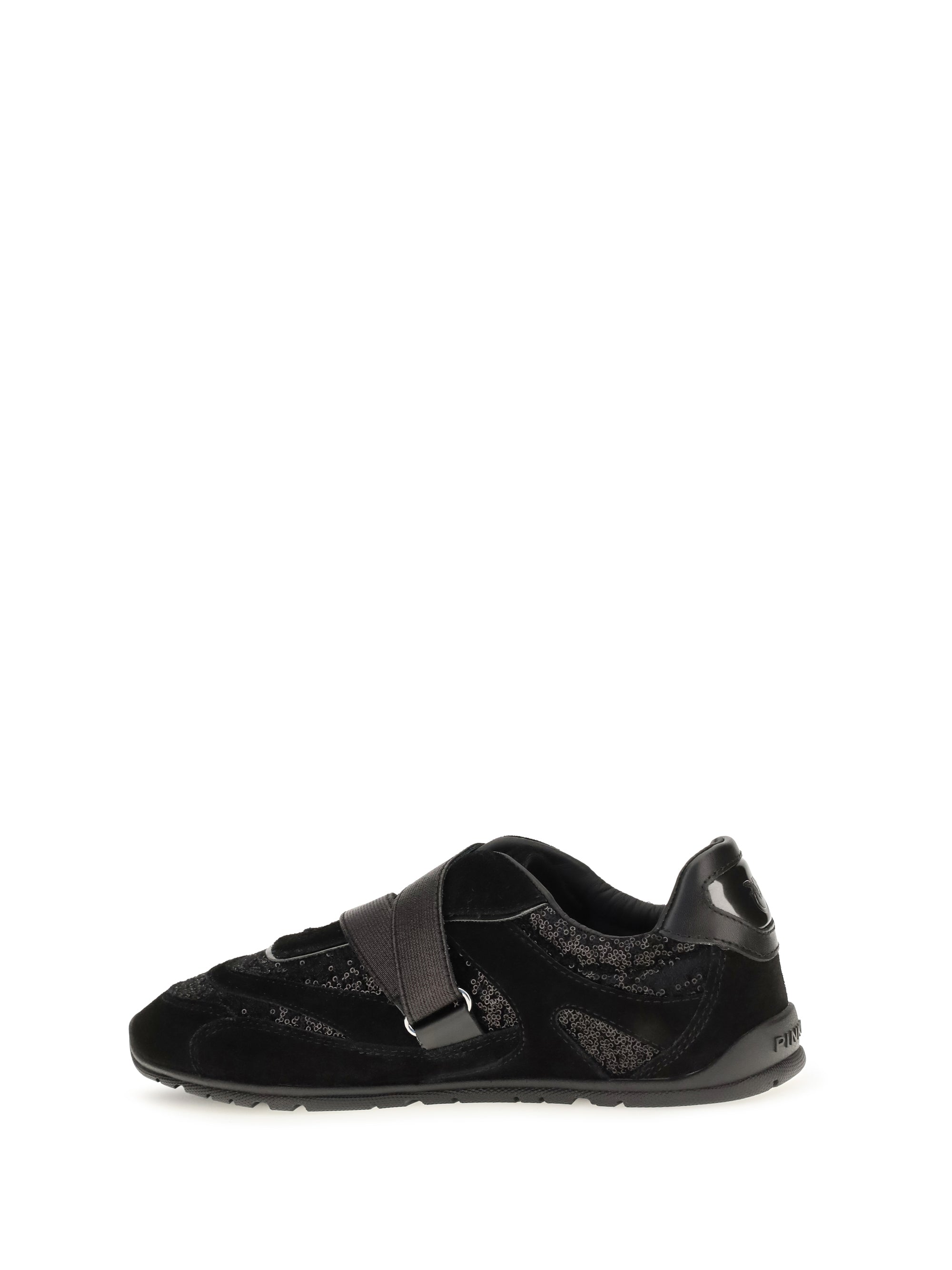 yulia suede sneakers with sequins