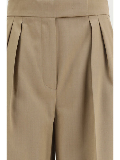 MAX MARA 40 quorum virgin wool pants
