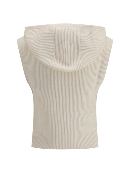 MAX MARA STUDIO M mescal hooded vest
