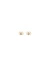 vlogo signature earrings in metal and swarovski crystals