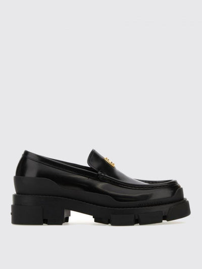 terra loafers in leather with 4g logo plaque
