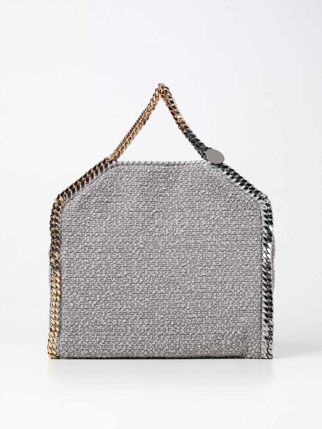 STELLA MCCARTNEY OS falabella bag in bouclé fabric