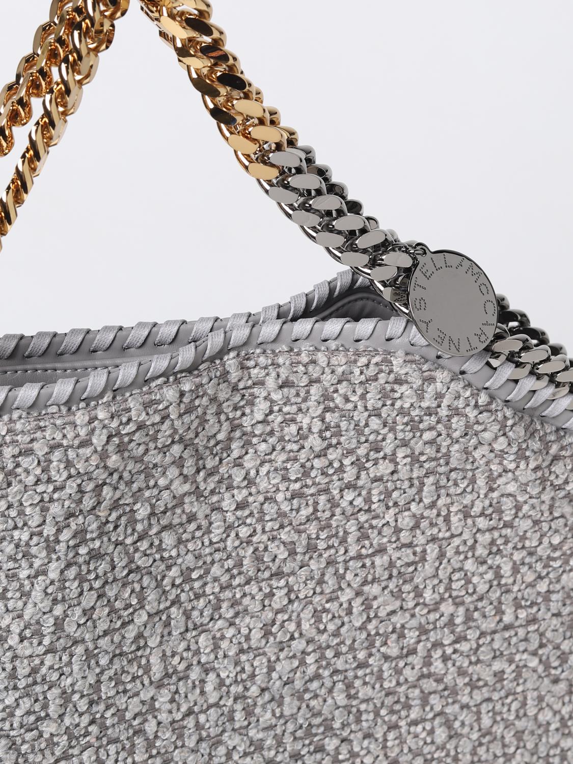 STELLA MCCARTNEY OS falabella bag in bouclé fabric