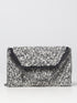 STELLA MCCARTNEY OS bag in bouclé fabric with chain link