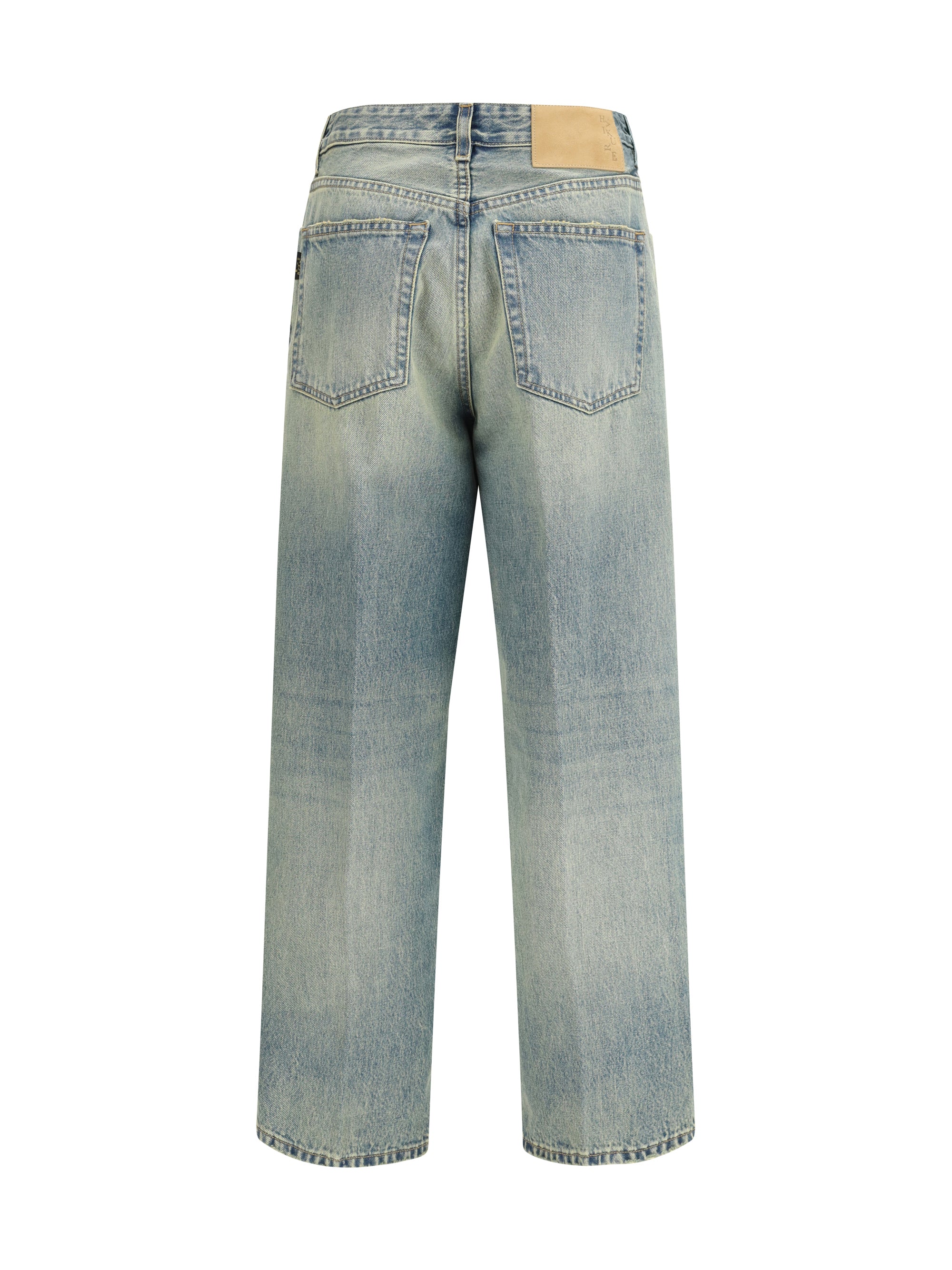 straight-leg jeans