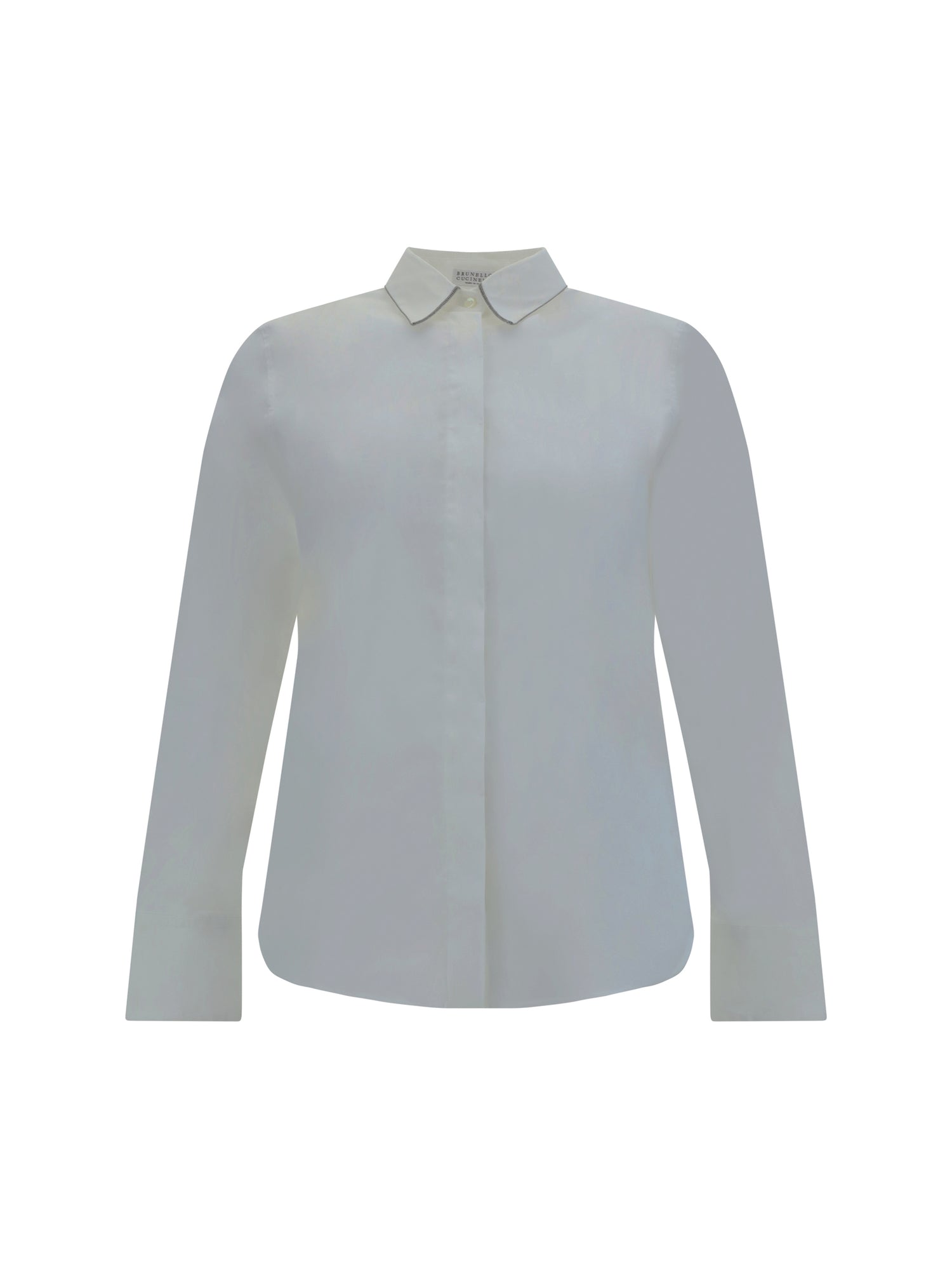 BRUNELLO CUCINELLI L shirt with iconic jewelry details