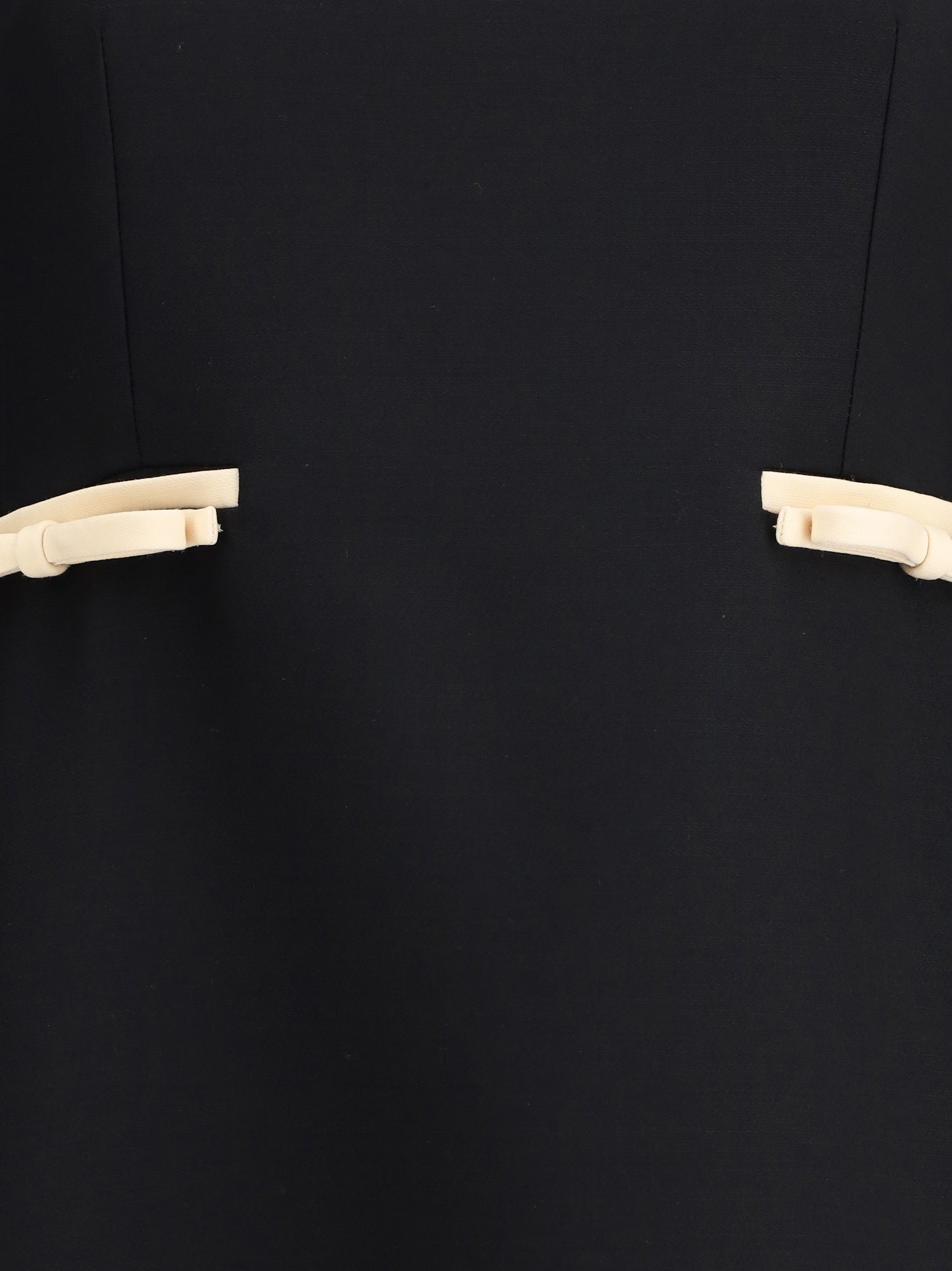 VALENTINO 42 wool dress with bow