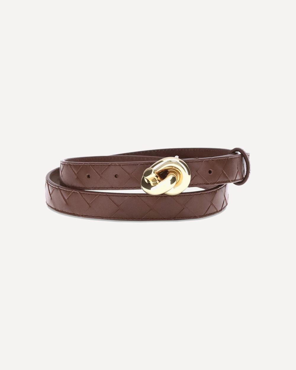Bottega Veneta Knot Belt Brown