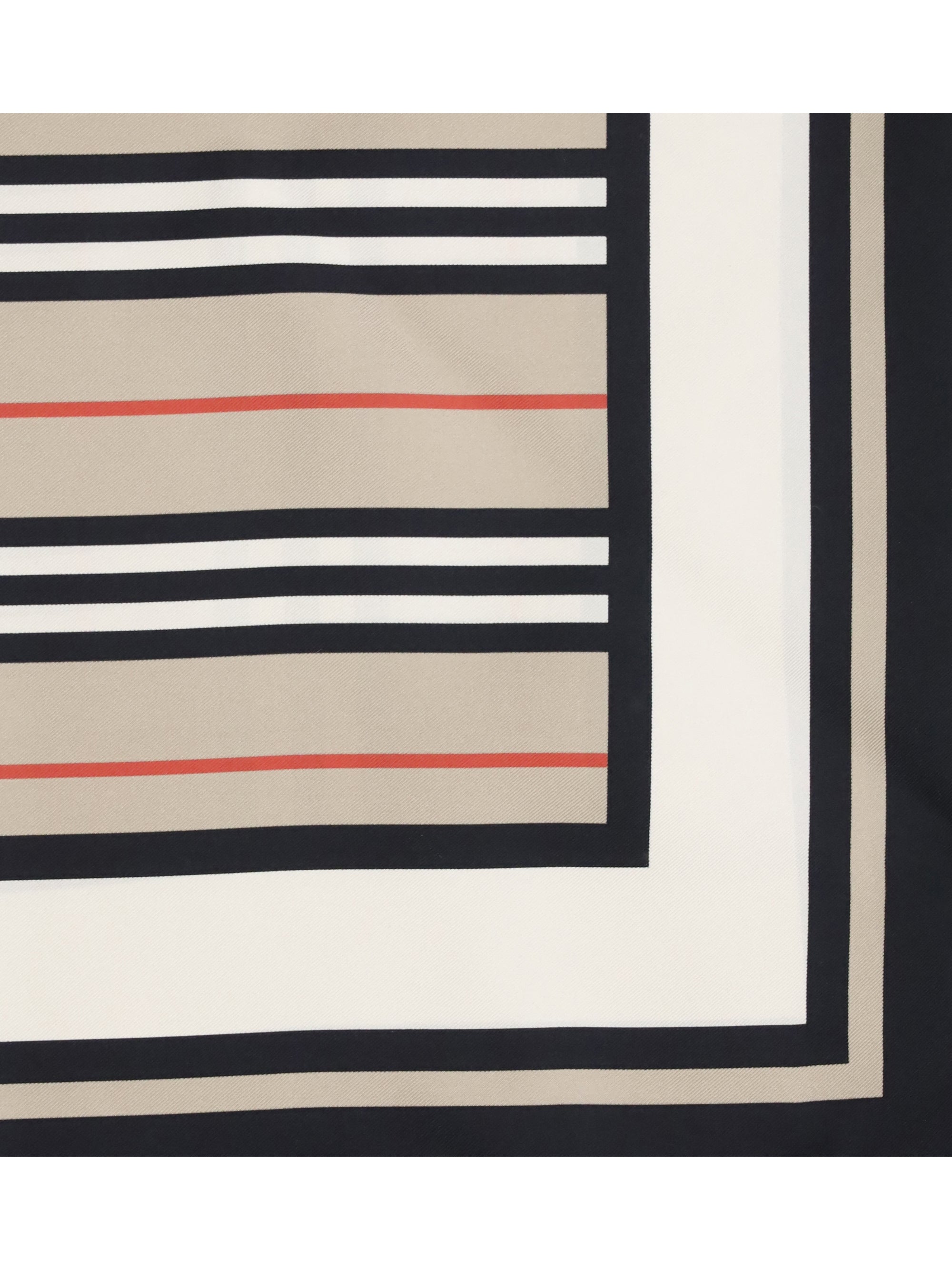 BURBERRY OS print collage silk scarf