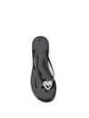 double heart thong sandals