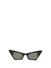 cat-eye sunglasses with pointed tips