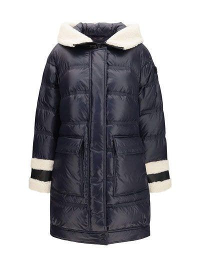 PEUTEREY 40 kunto bg 02 shearling-collar puffer jacket
