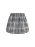 MIU MIU 38 check flannel miniskirt 
