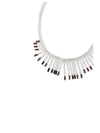 crystal fringe necklace