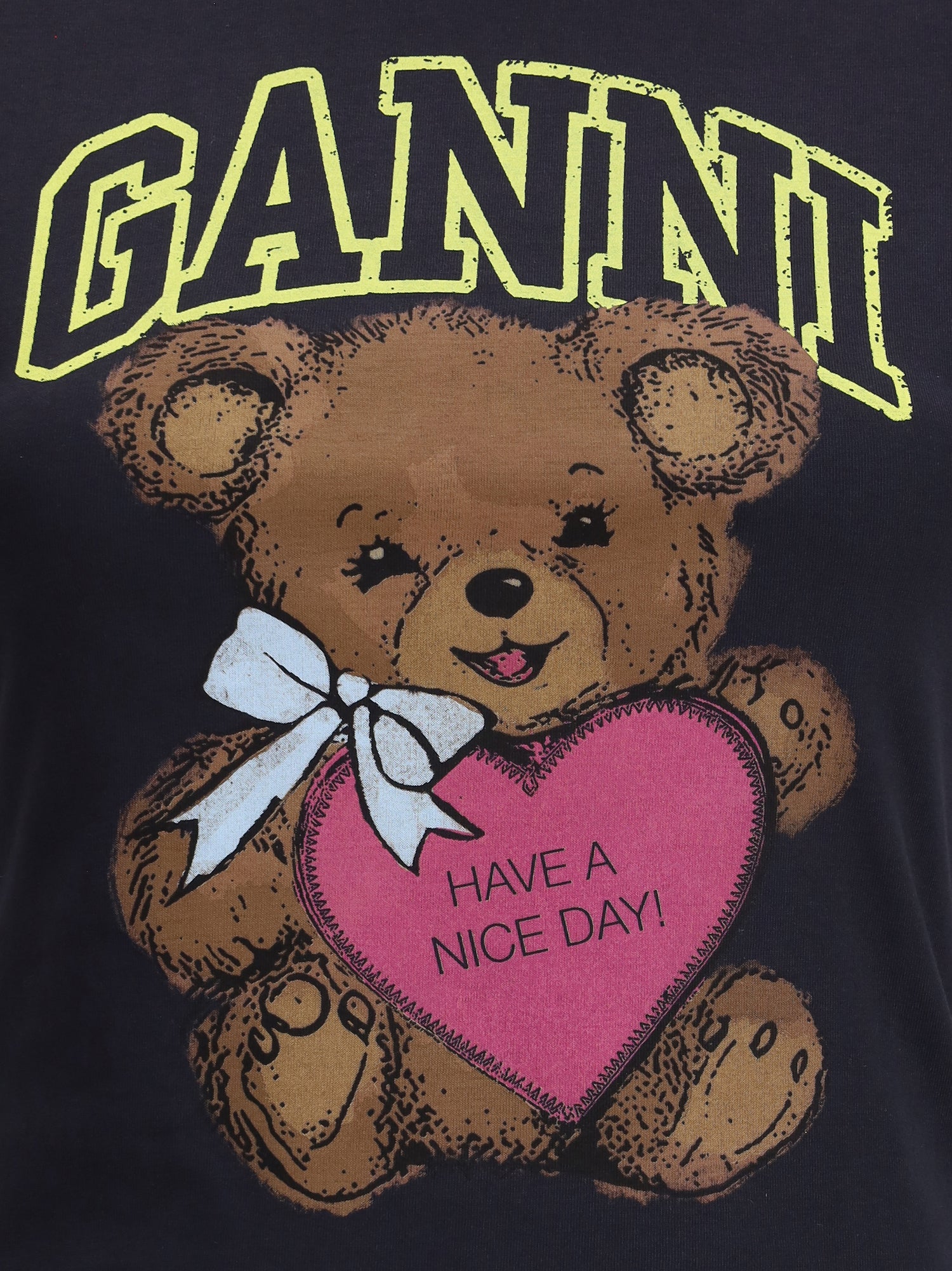 GANNI XS teddy t-shirt