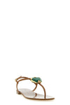 ganass leather thong sandals