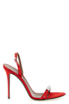 lena crystal silk satin sandals