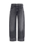 AGOLDE 27 cuffed taper wide jeans