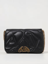 MCQUEEN OS seal bag in leather with embossed logo