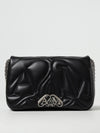 seal bag in leather with quilted monogram