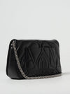 seal bag in leather with quilted monogram