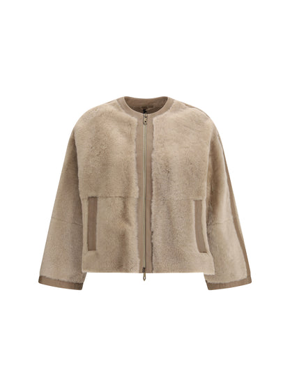 MAX MARA ATELIER 40 luana shearling cardigan