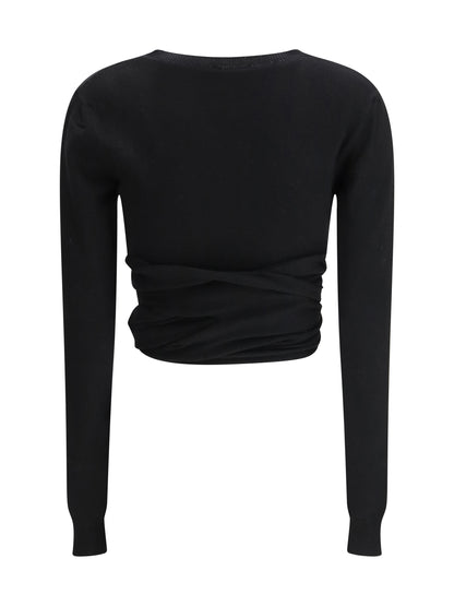 ALAIA 40 wrap top