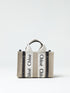 CHLOÉ OS chloé woody bag in canvas with logo