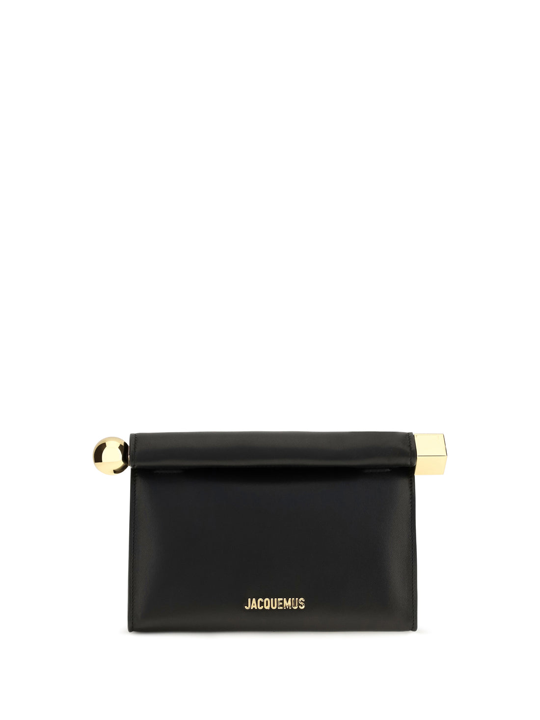 JACQUEMUS OS rond carré leather shoulder bag
